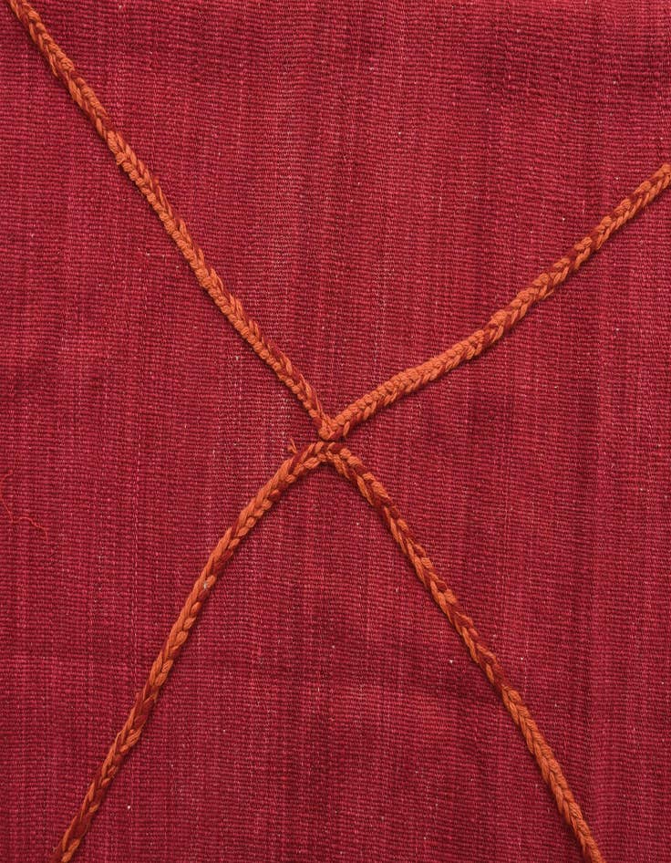 Detail image of 6' 9 x 9' 6  Hand Knotted Moroccan Wool Rug