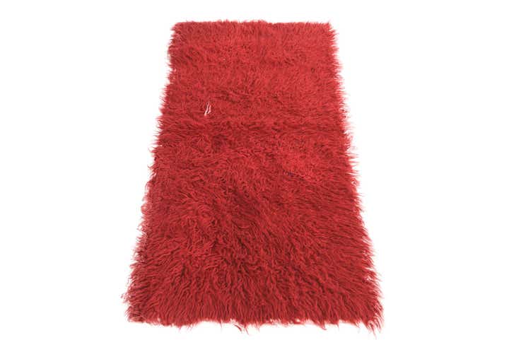 2' x 4' 2 Hand Knotted Moroccan Wool Rug