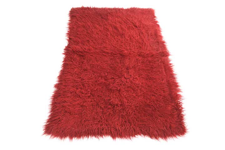 2' 4 x 4' 4 Hand Knotted Moroccan Wool Rug