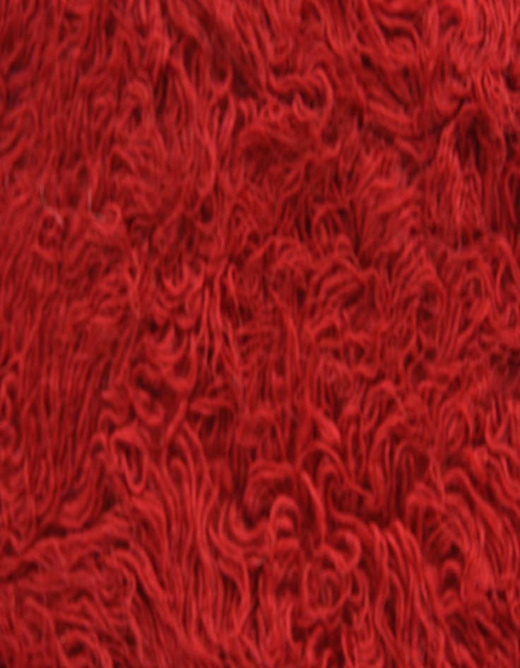 Detail image of 2' 4 x 4' 4  Hand Knotted Moroccan Wool Rug