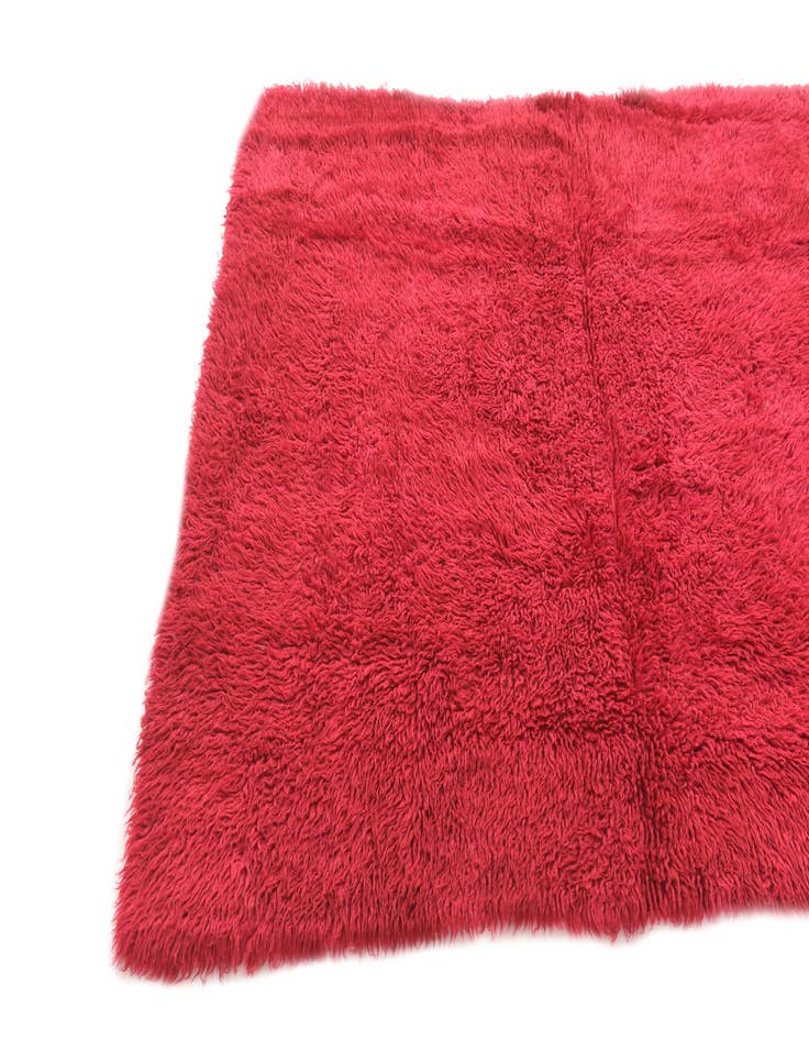 Detail image of 4' 4 x 6' 1  Hand Knotted Moroccan Wool Rug