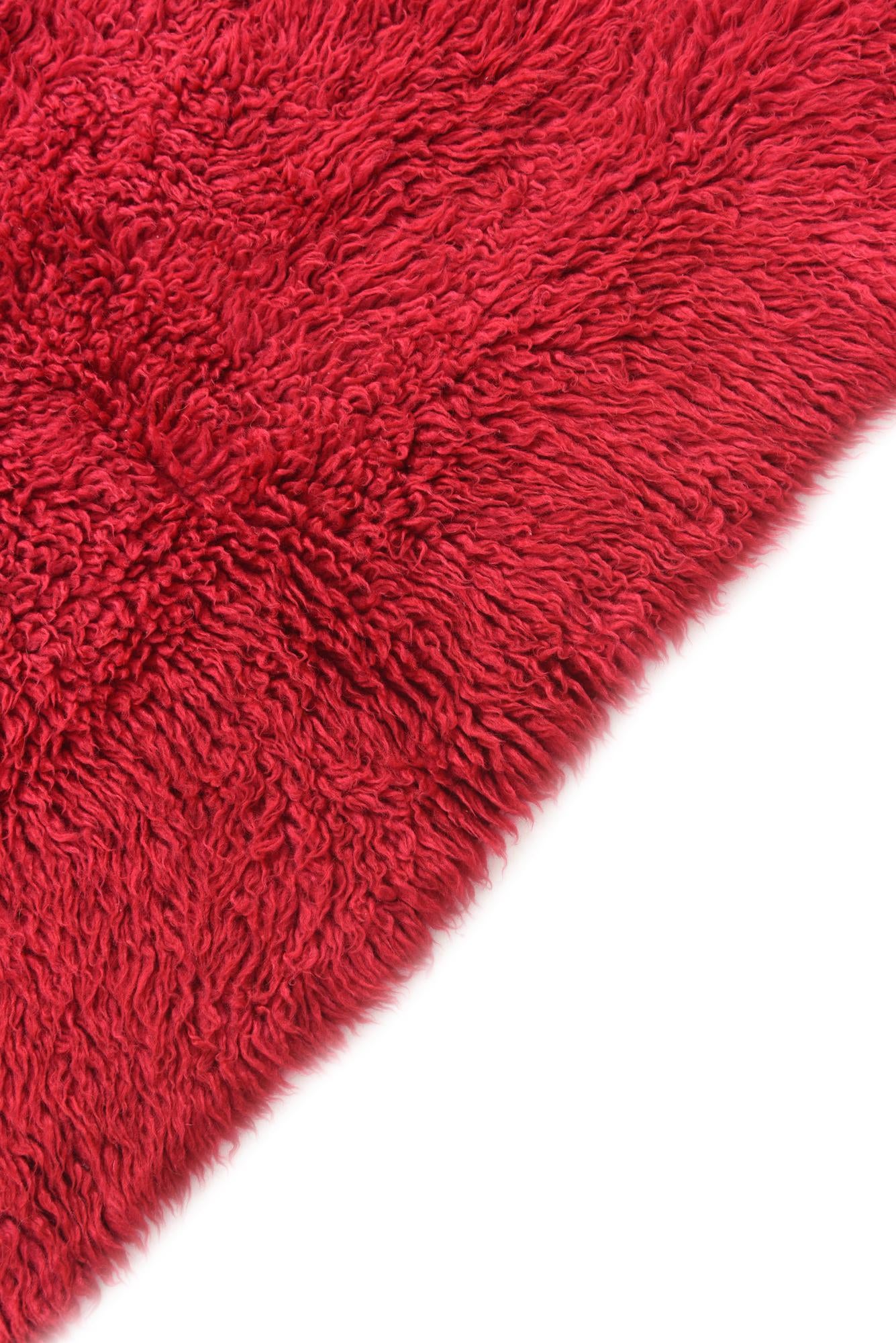 4' 4 x 6' 1 Hand Knotted Moroccan Wool Rug