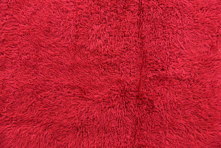 4' 4 x 6' 1 Hand Knotted Moroccan Wool Rug