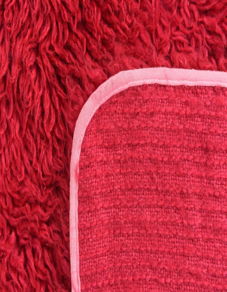 Detail image of 4' 4 x 6' 1  Hand Knotted Moroccan Wool Rug