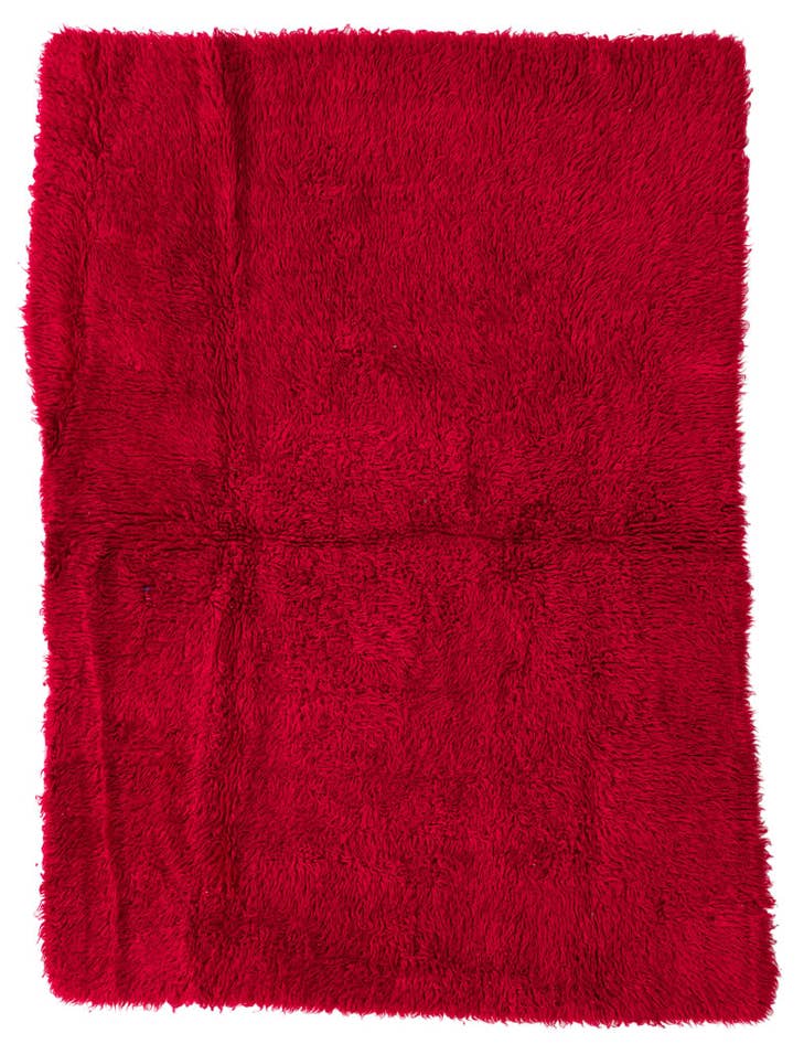 Detail image of 4' 4 x 6' 1 Hand Knotted Moroccan Wool Rug