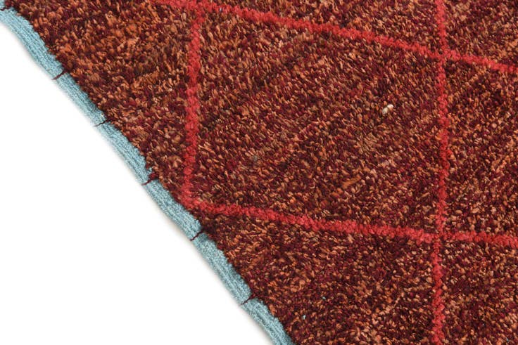 Detail image of 6' x 8' 9 Hand Knotted Moroccan Wool Rug