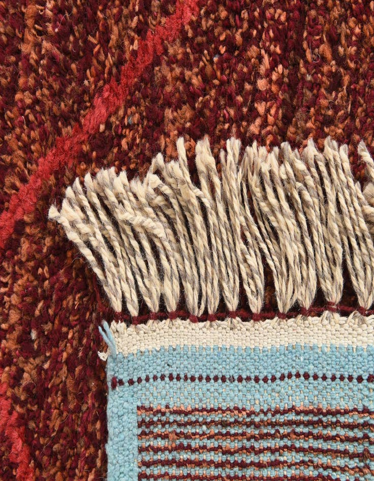 Detail image of 6' x 8' 9  Hand Knotted Moroccan Wool Rug