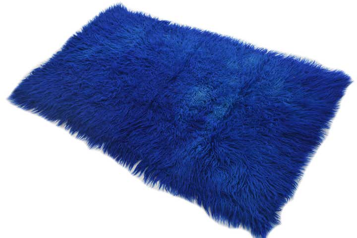 2' 4 x 4' 2 Hand Knotted Moroccan Wool Rug