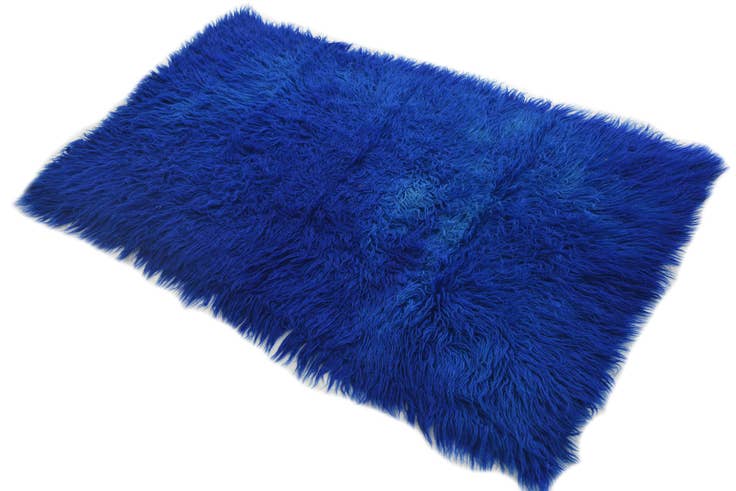 Detail image of 2' 4 x 4' 2 Hand Knotted Moroccan Wool Rug