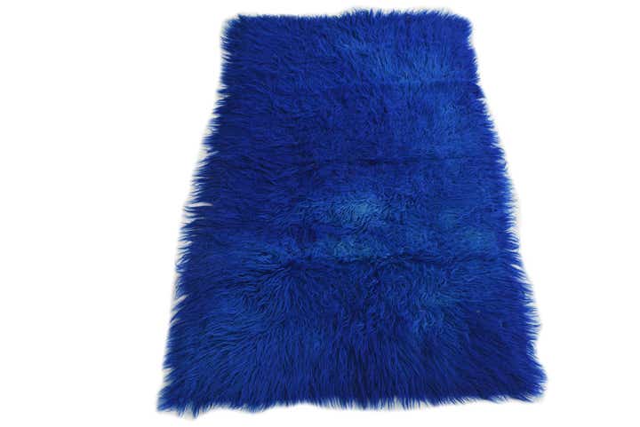2' 4 x 4' 2 Hand Knotted Moroccan Wool Rug