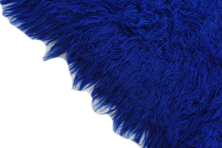 Detail image of 2' 4 x 4' 2 Hand Knotted Moroccan Wool Rug