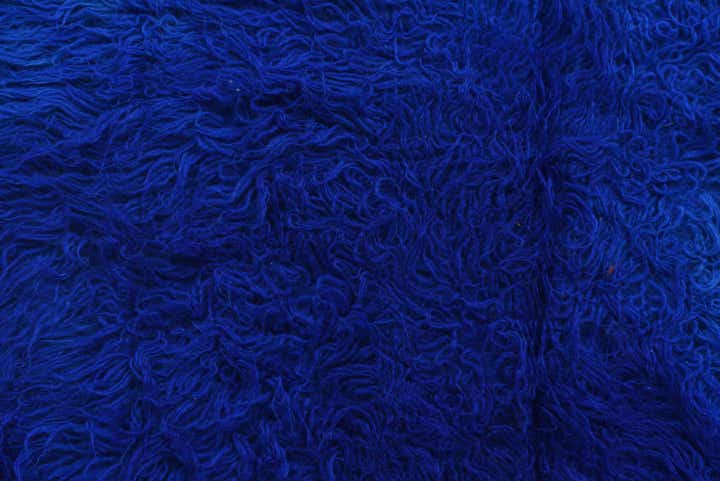 2' 4 x 4' 2 Hand Knotted Moroccan Wool Rug