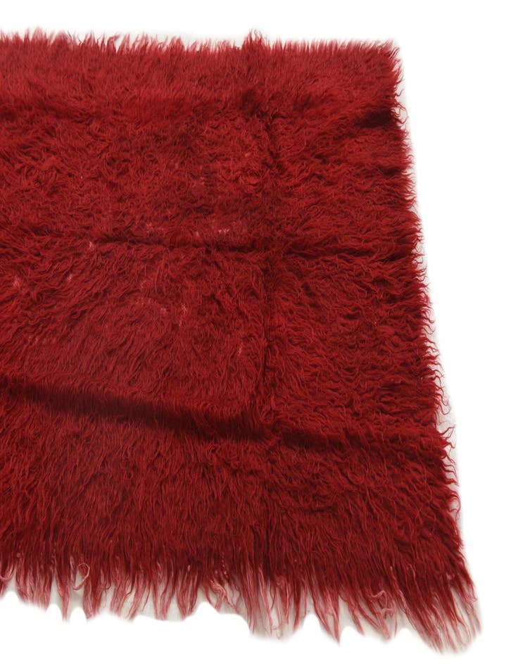 Detail image of 2' 10 x 4' 8  Hand Knotted Moroccan Wool Rug