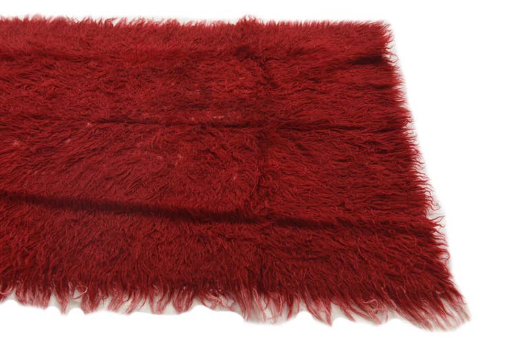 Detail image of 2' 10 x 4' 8 Hand Knotted Moroccan Wool Rug