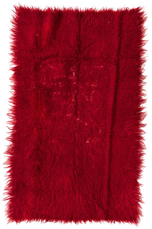 Detail image of 2' 10 x 4' 8 Hand Knotted Moroccan Wool Rug