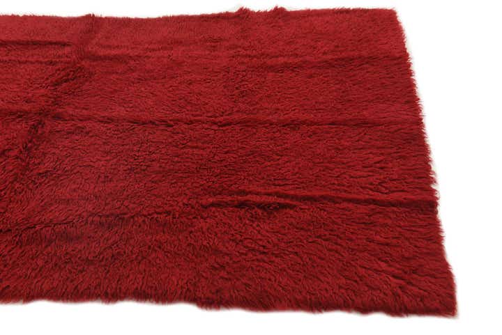4' 3 x 5' 10 Hand Knotted Moroccan Wool Rug