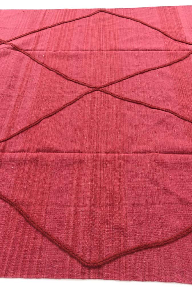 6' 9 x 9' 9 Hand Knotted Moroccan Wool Rug