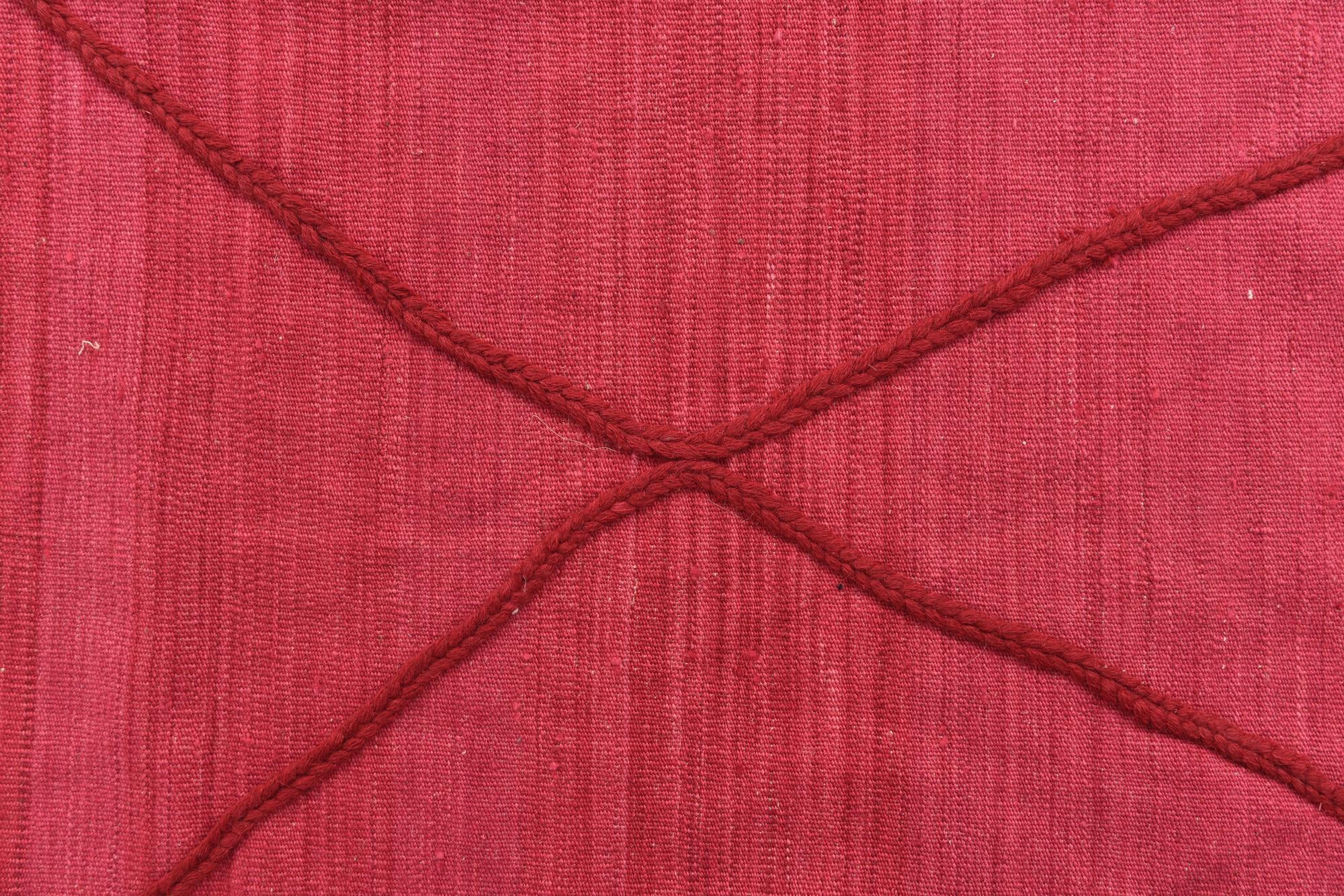 6' 9 x 9' 9 Hand Knotted Moroccan Wool Rug