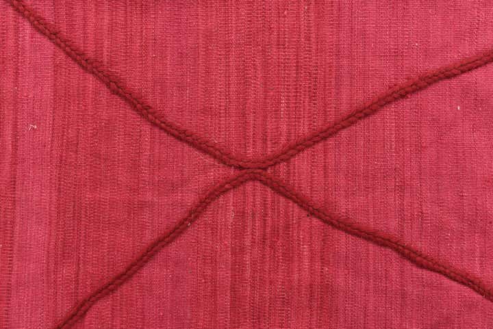 6' 9 x 9' 9 Hand Knotted Moroccan Wool Rug