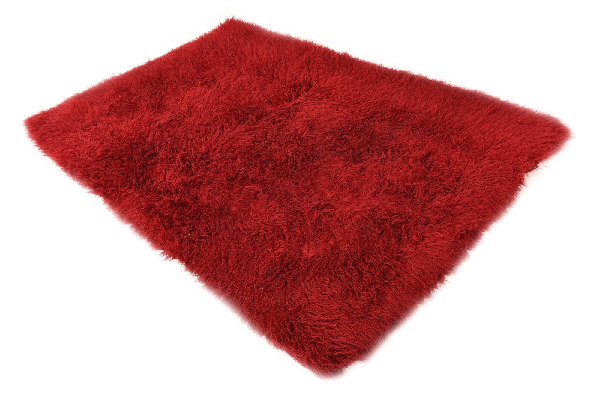 4' 9 x 7' 2 Hand Knotted Moroccan Wool Rug