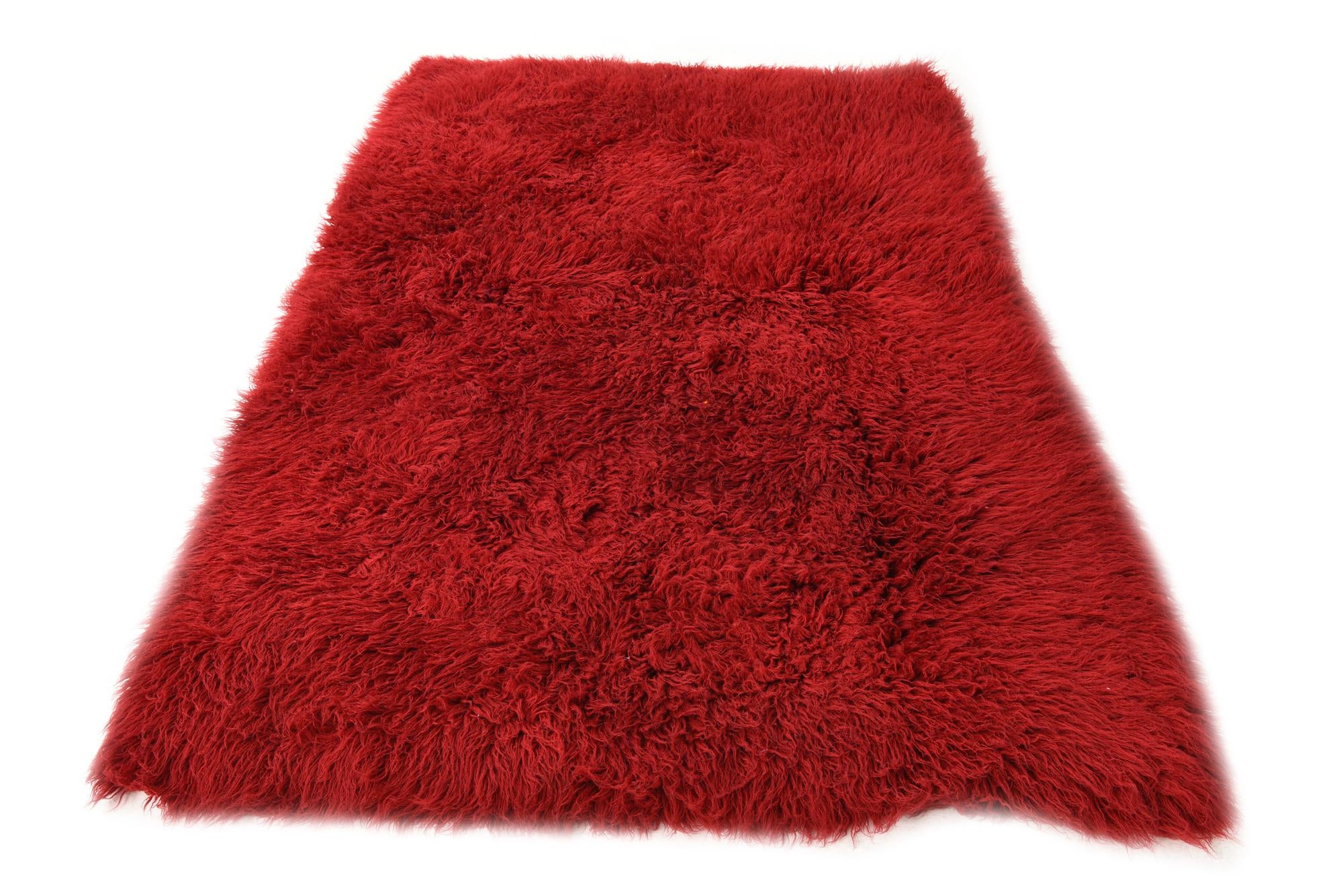 4' 9 x 7' 2 Hand Knotted Moroccan Wool Rug