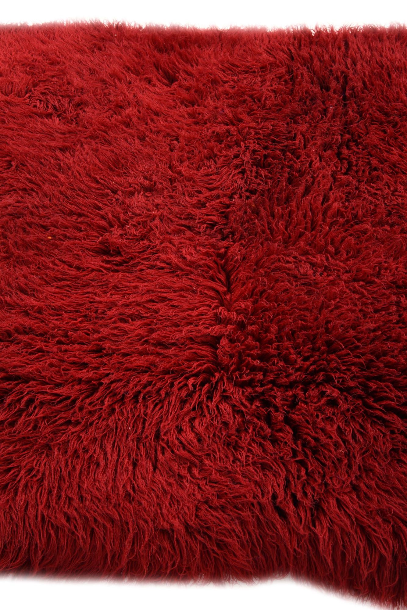 4' 9 x 7' 2 Hand Knotted Moroccan Wool Rug