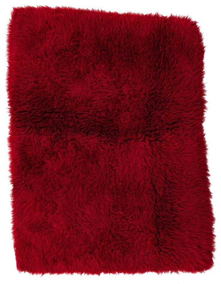 Detail image of 4' 9 x 7' 2 Hand Knotted Moroccan Wool Rug