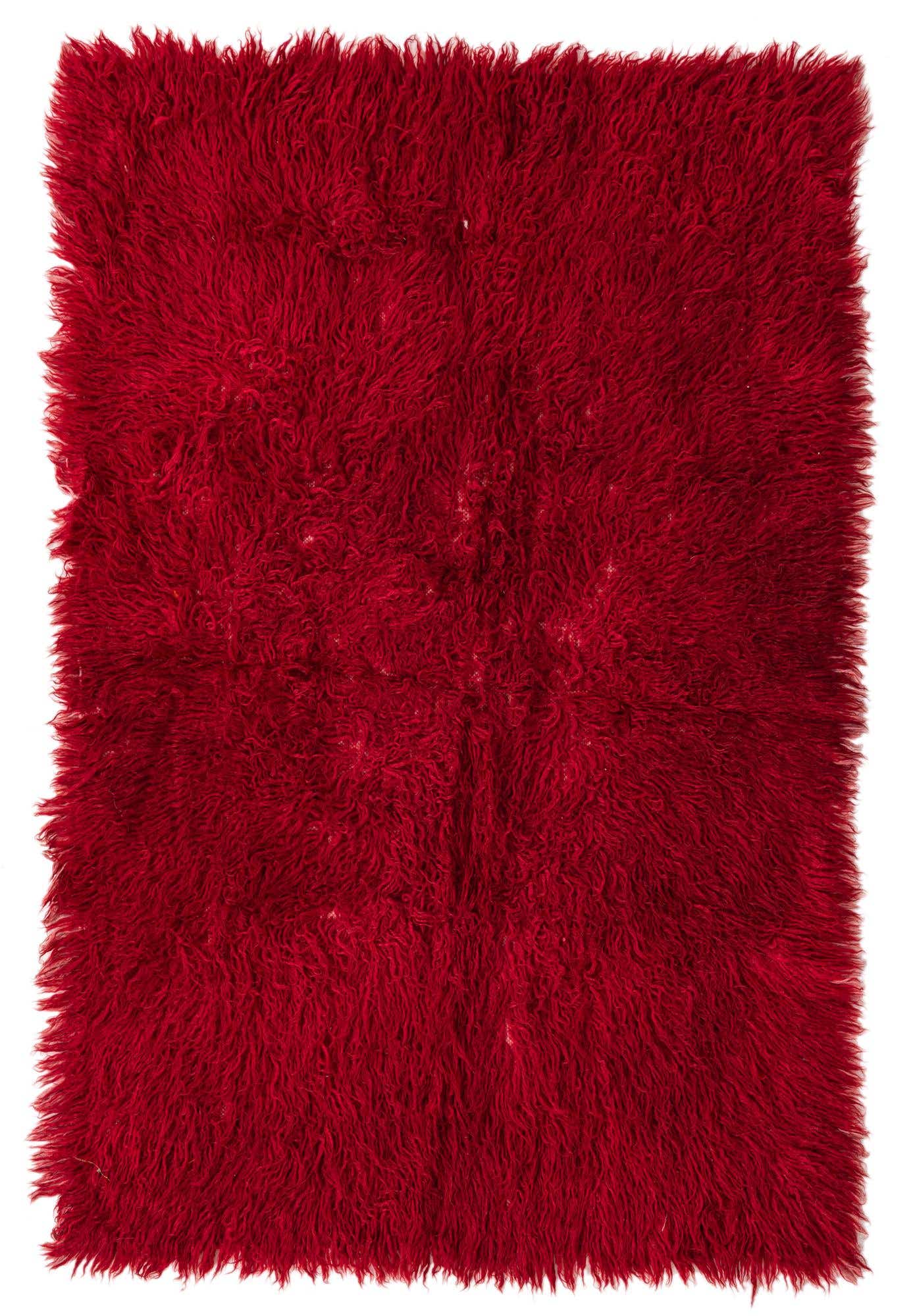 3' 10 x 5' 10 Hand Knotted Moroccan Wool Rug