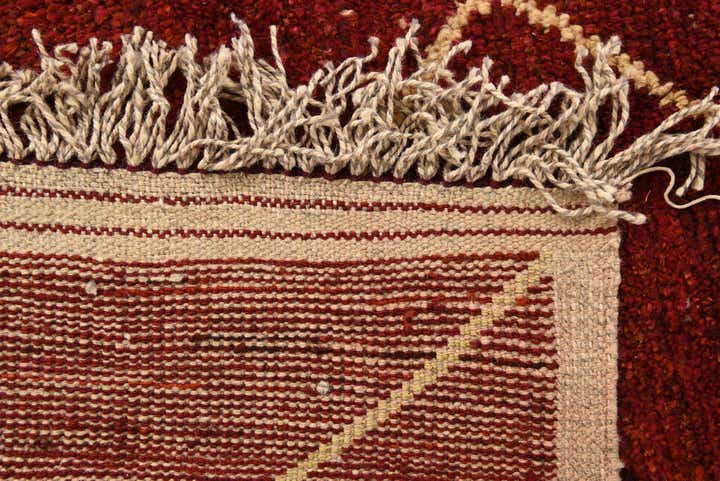 6' 4 x 9' 3 Hand Knotted Moroccan Wool Rug