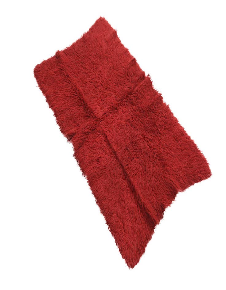 Detail image of 2' 5 x 4' 2  Hand Knotted Moroccan Wool Rug