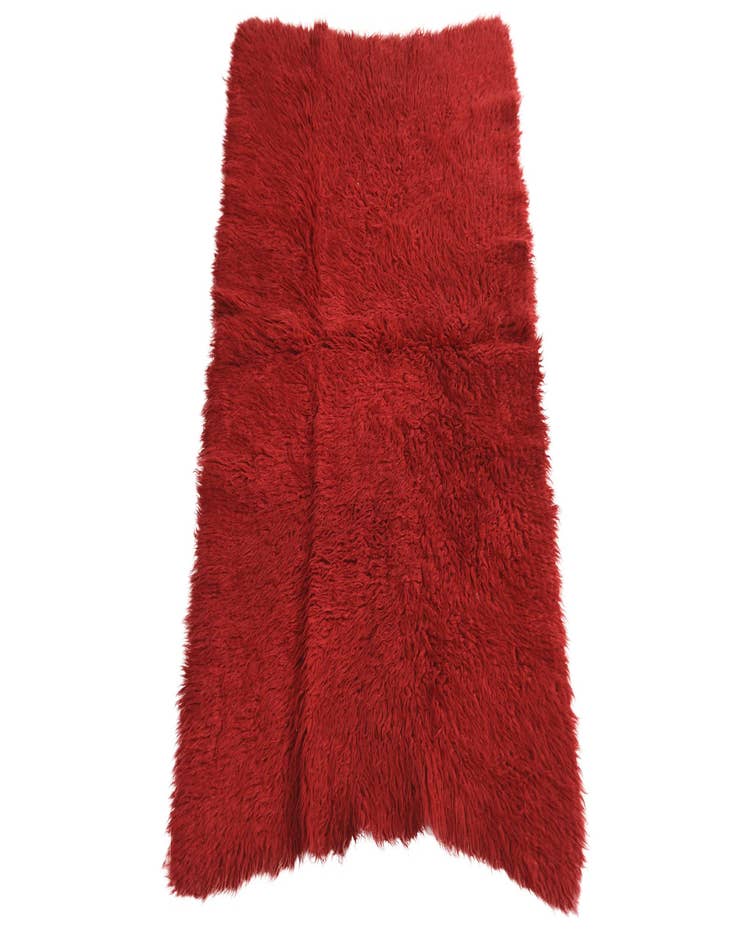 Detail image of 2' 5 x 4' 2  Hand Knotted Moroccan Wool Rug