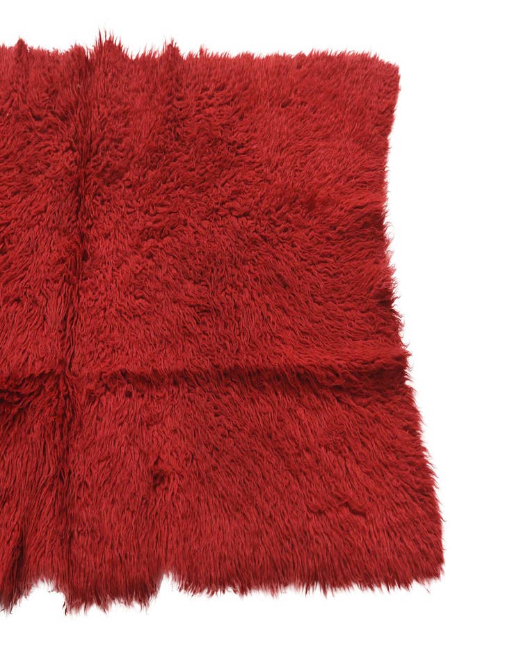 Detail image of 2' 5 x 4' 2  Hand Knotted Moroccan Wool Rug