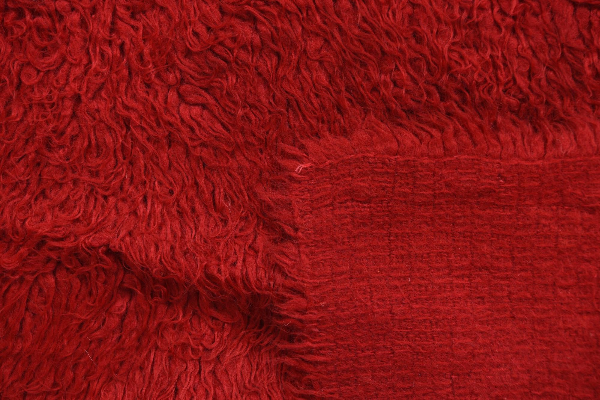 2' 5 x 4' 2 Hand Knotted Moroccan Wool Rug
