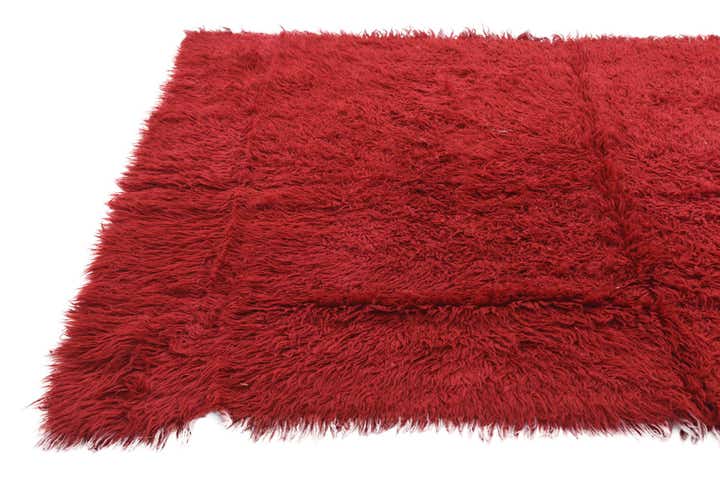 5' 4 x 8' Hand Knotted Moroccan Wool Rug