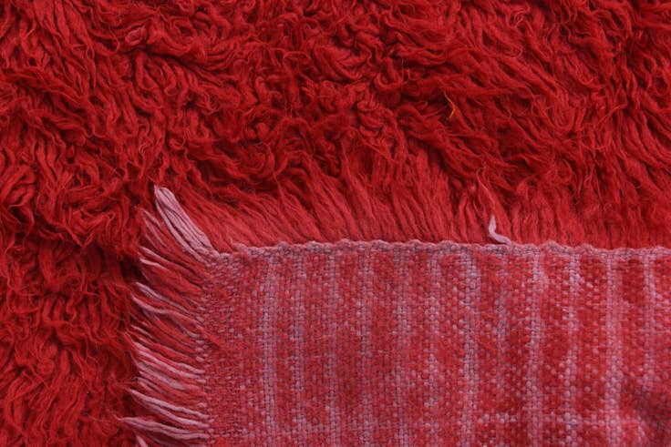 Detail image of 5' 4 x 8' Hand Knotted Moroccan Wool Rug