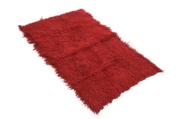 2' 2 x 3' 7 Hand Knotted Moroccan Wool Rug