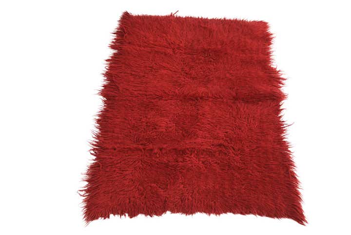 2' 2 x 3' 7 Hand Knotted Moroccan Wool Rug
