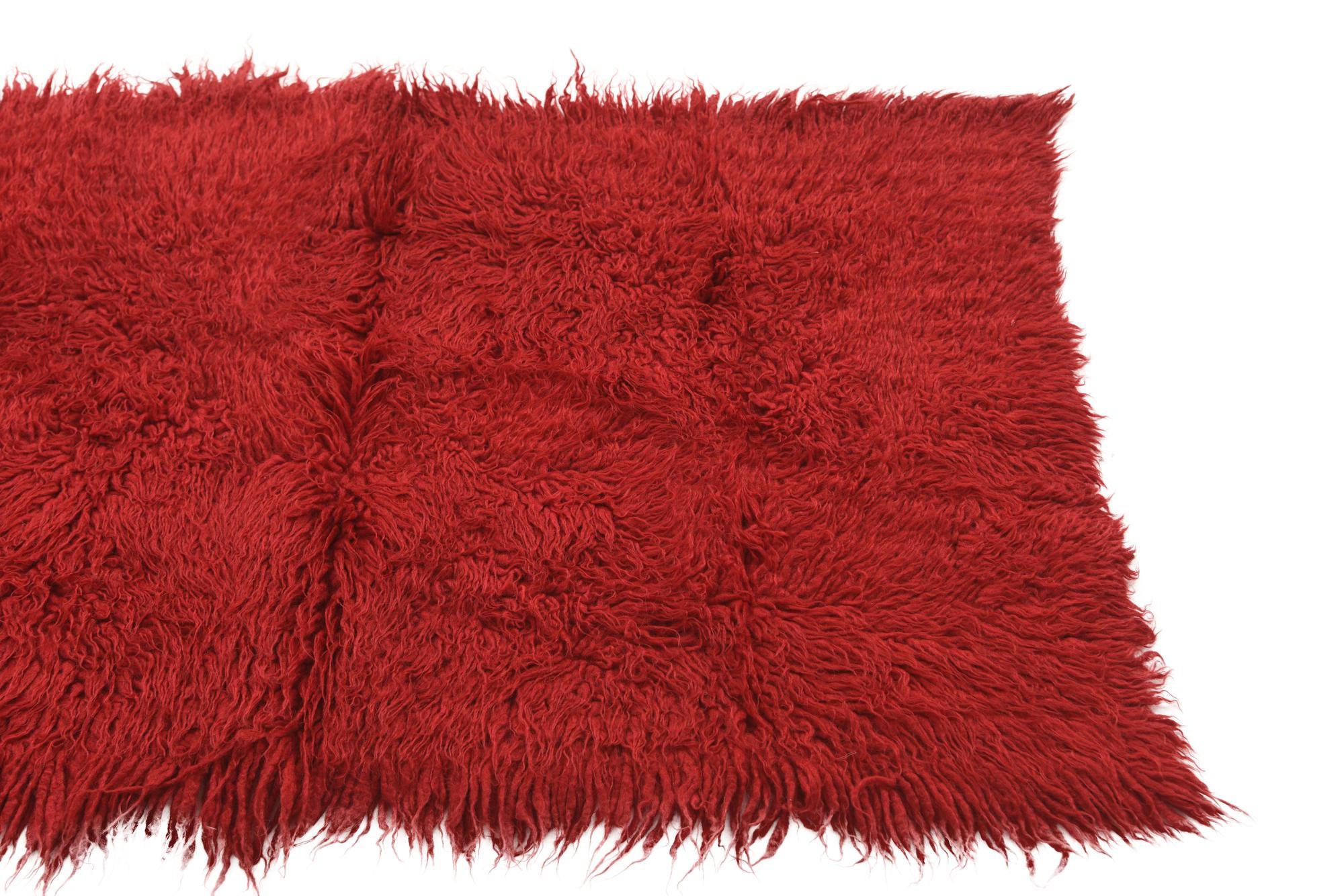 2' 2 x 3' 7 Hand Knotted Moroccan Wool Rug