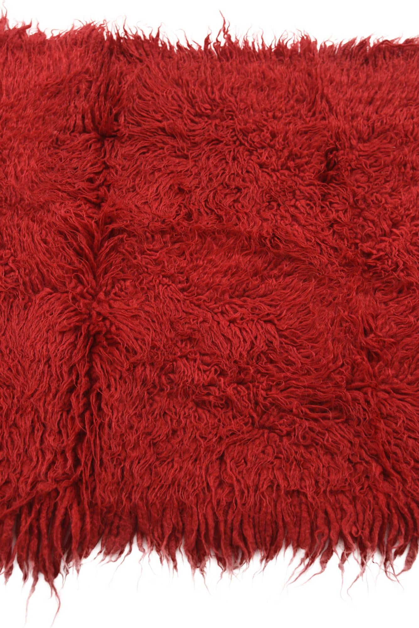 2' 2 x 3' 7 Hand Knotted Moroccan Wool Rug
