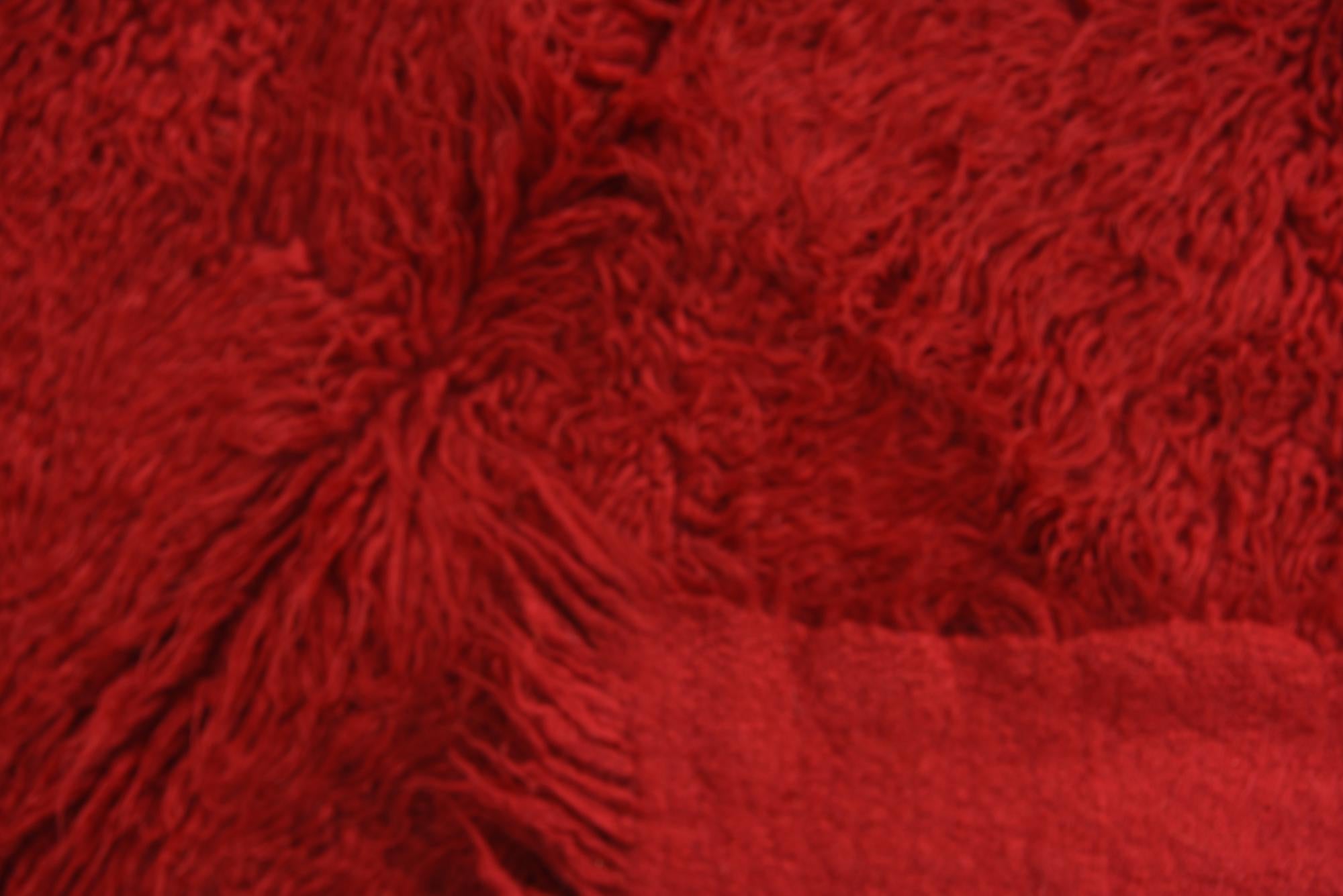 2' 2 x 3' 7 Hand Knotted Moroccan Wool Rug