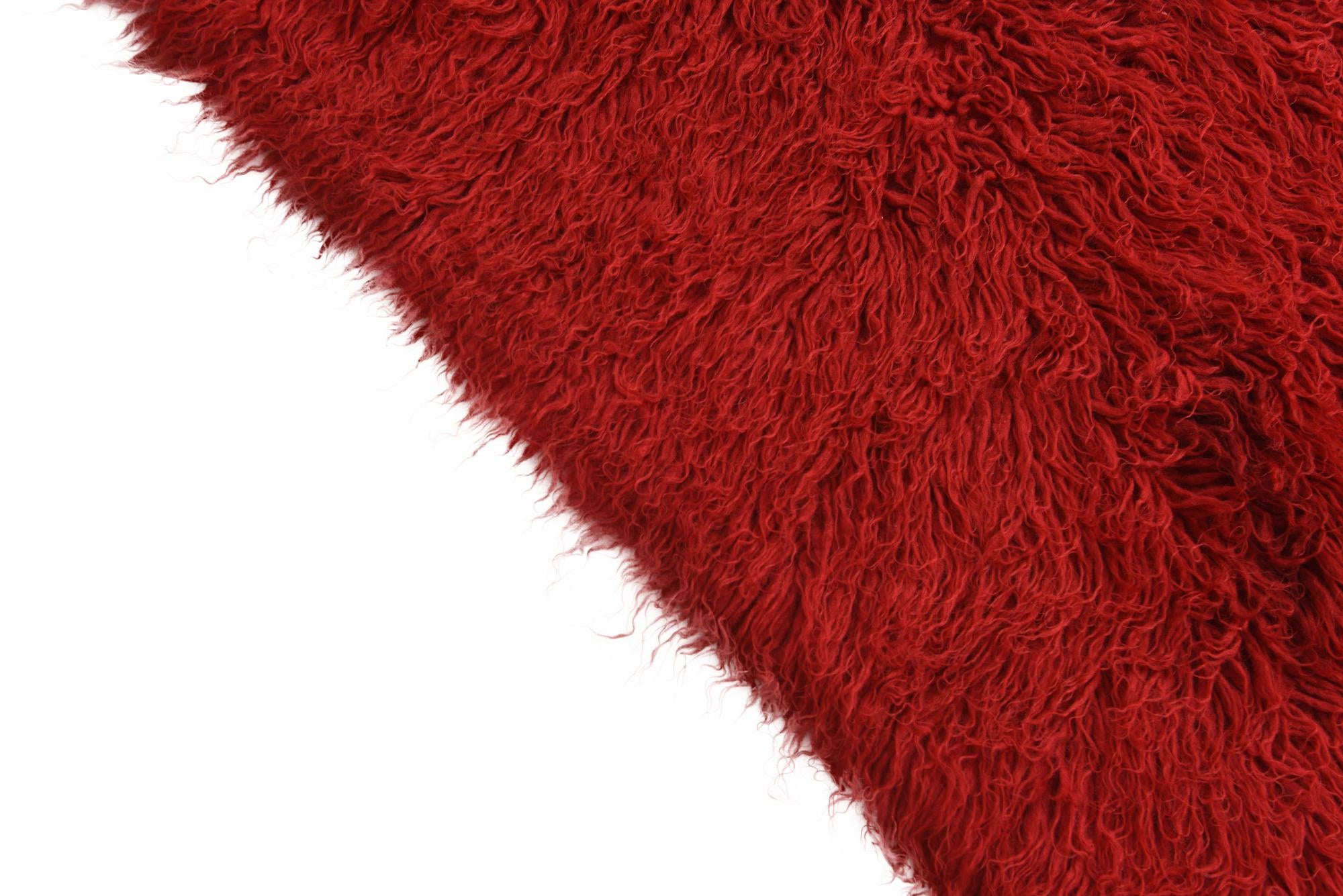 4' 6 x 6' 8 Hand Knotted Moroccan Wool Rug
