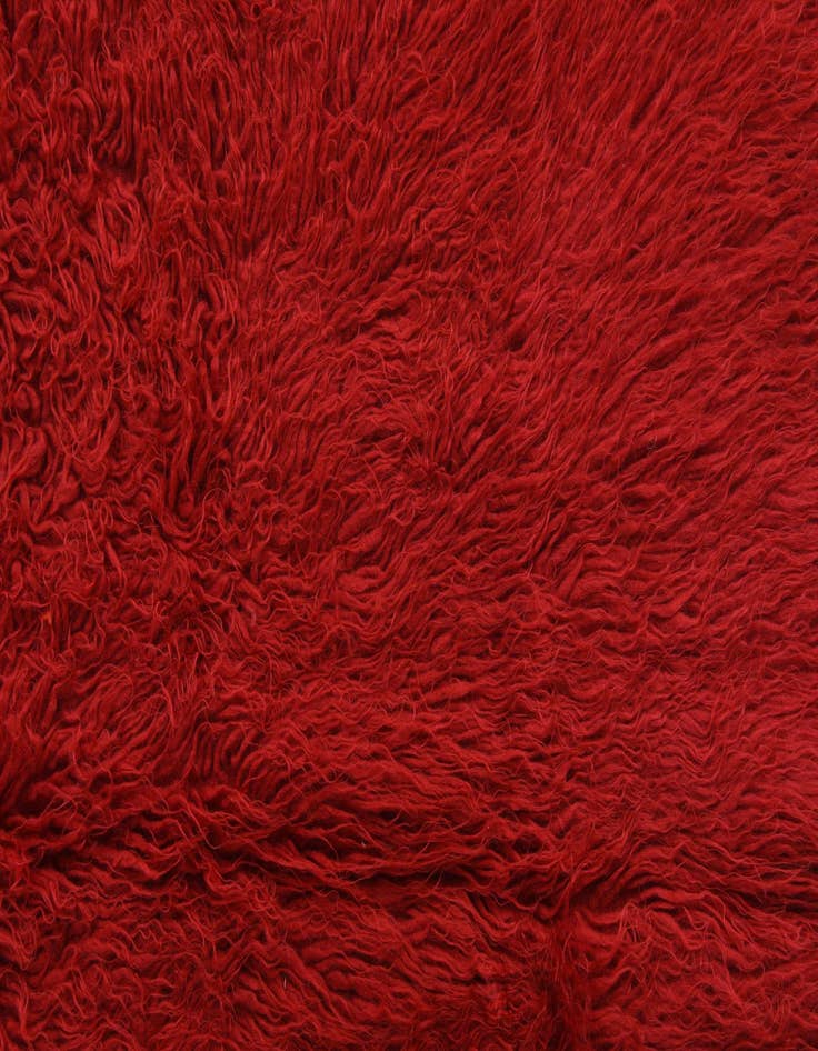 Detail image of 4' 6 x 6' 8  Hand Knotted Moroccan Wool Rug