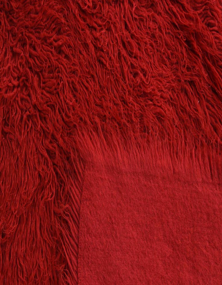 Detail image of 4' 6 x 6' 8  Hand Knotted Moroccan Wool Rug