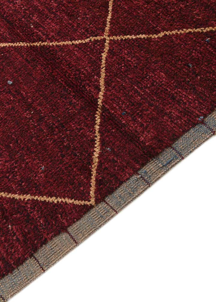 6' 4 x 9' 7 Hand Knotted Moroccan Wool Rug