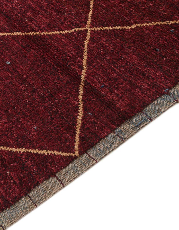 Detail image of 6' 4 x 9' 7  Hand Knotted Moroccan Wool Rug