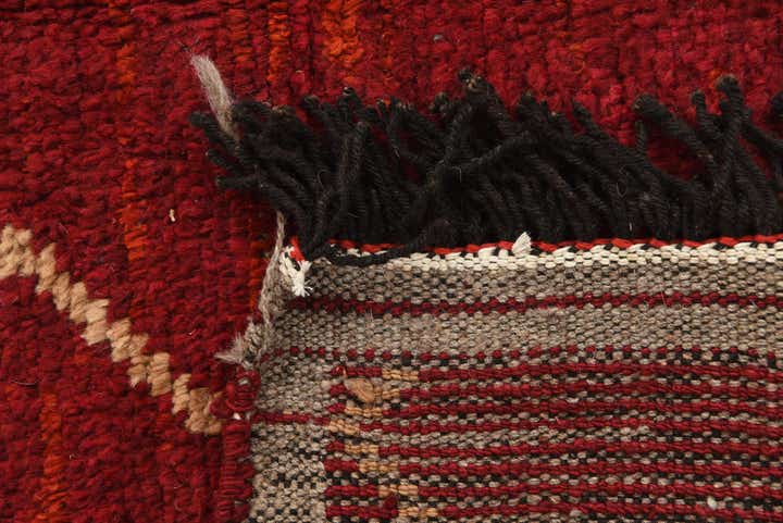 4' 3 x 6' 8 Hand Knotted Moroccan Wool Rug