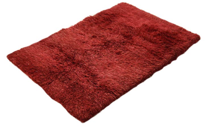 Detail image of 3' 2 x 5' Hand Knotted Moroccan Wool Rug