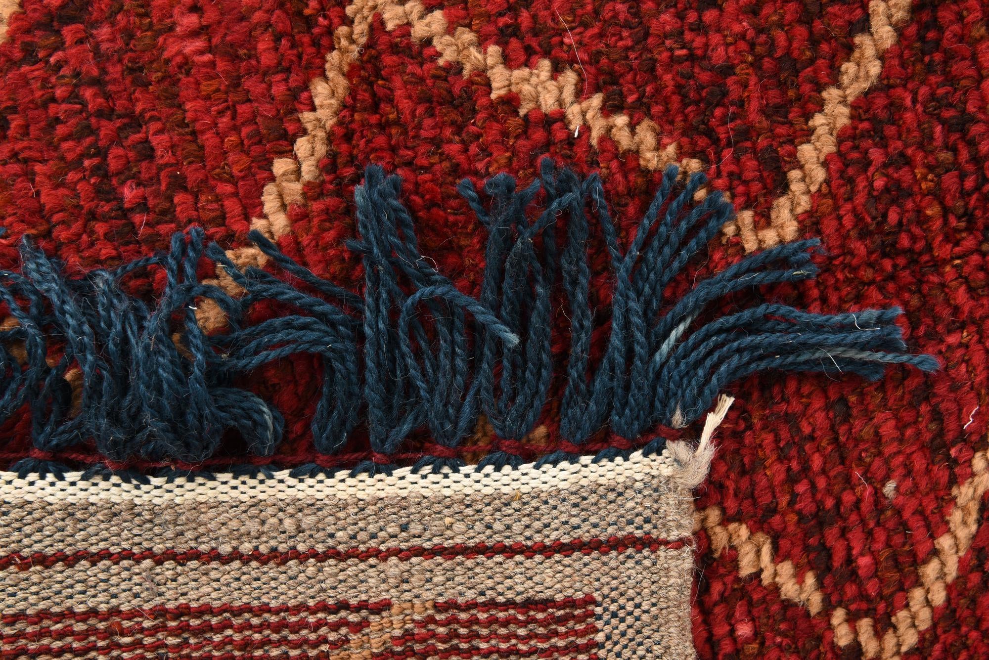 5' x 8' 4 Hand Knotted Moroccan Wool Rug