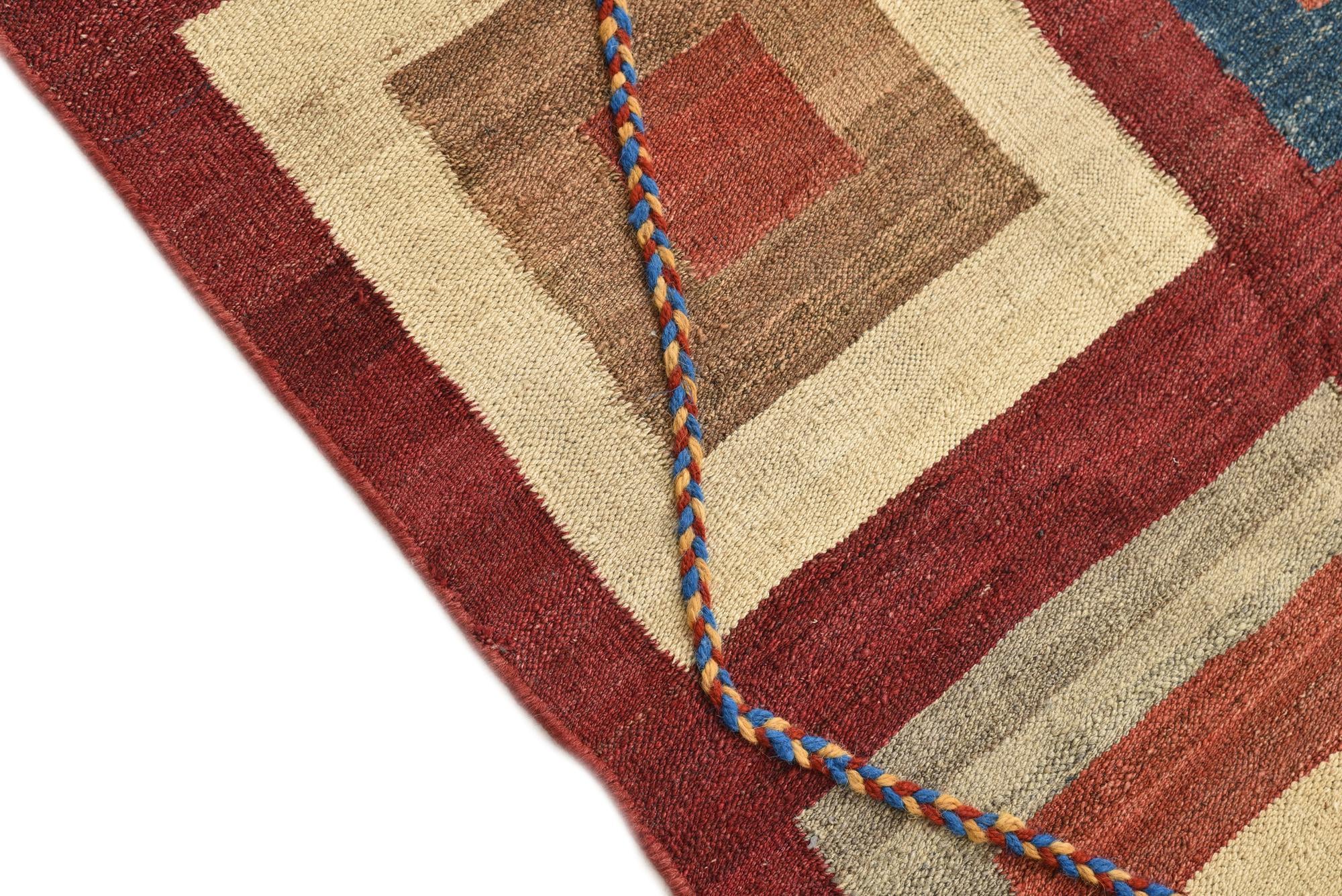 4' 9 x 6' 6 Hand Knotted Moroccan Wool Rug