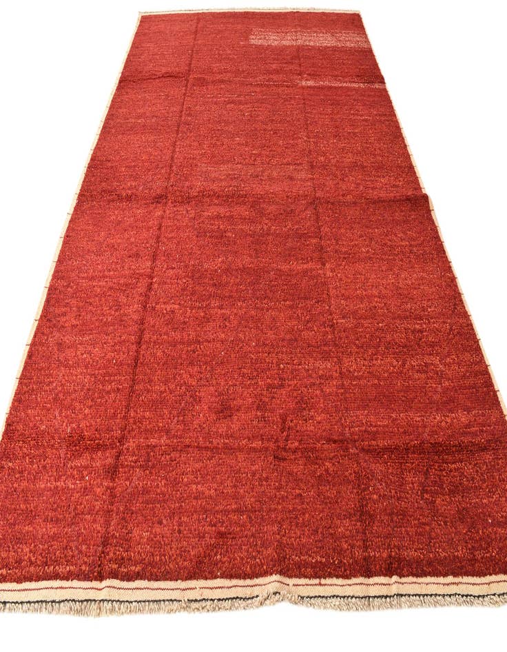 Detail image of 9' x 13'  Hand Knotted Moroccan Wool Rug